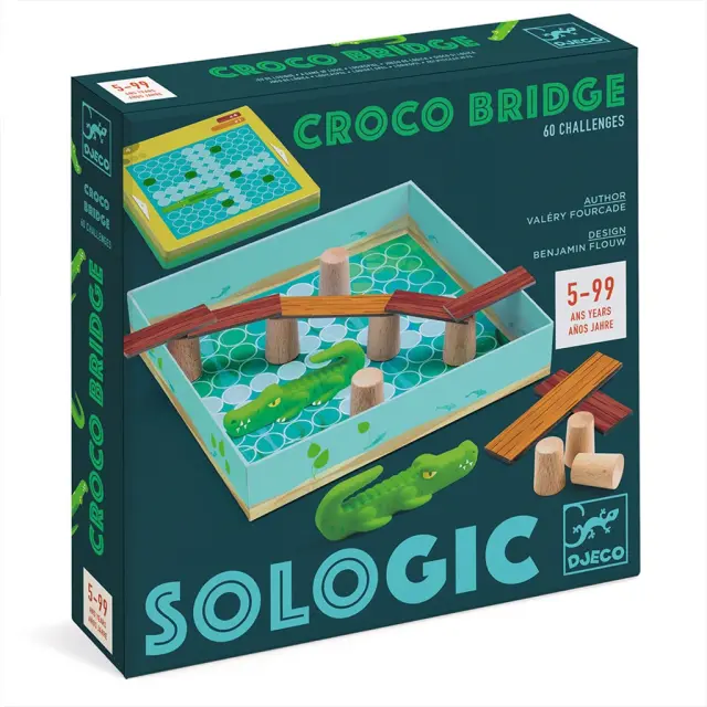 Djeco Παιχνίδι Λογικής 'Croco Bridge' / 00816 (Djeco)
