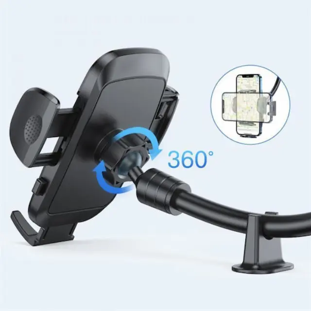 Joyroom JR-ZS259 Βάση Κινητού Αυτοκινήτου 4.6" - 6.7" με Ρυθμιζόμενα Άγκιστρα Μαύρη 2