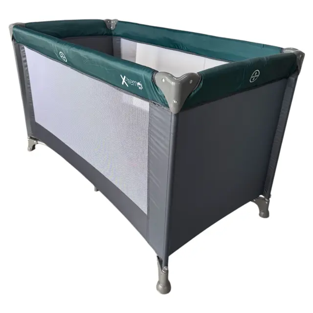 X-TREME BABY ΠΑΡΚΟΚΡΕΒΑΤΟ 125 X 65 CM GREY - OLIVE 2