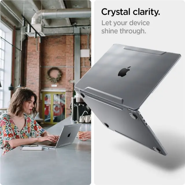 Spigen Thin Fit, crystal clear - Macbook Air 15" M4/M3/M2 3