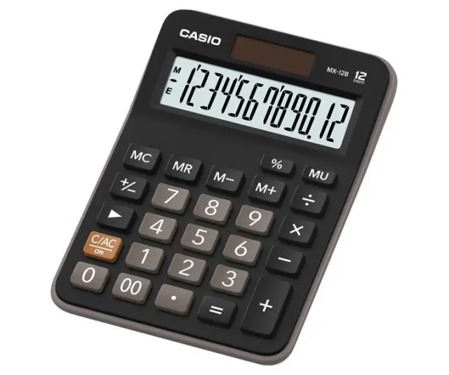 Αριθμομηχανή Casio MX-12B 12 Ψηφία