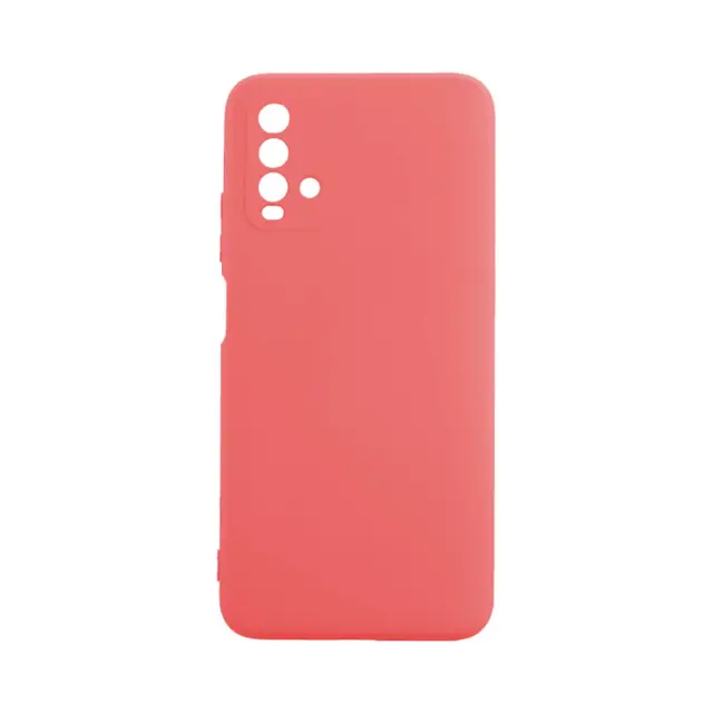 Θήκη Σιλικόνης Soft Back Liquid Silicone Case Για Xiaomi Redmi 9T Κόκκινη