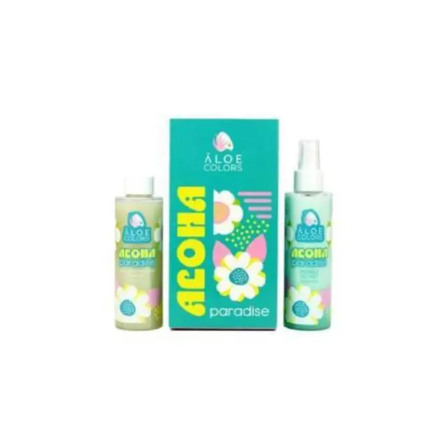 Aloe Colors Aloha Paradise Set Σετ Περιποίησης για Ενυδάτωση με Oil Mist 150ml & Λάδι Σώματος 150ml