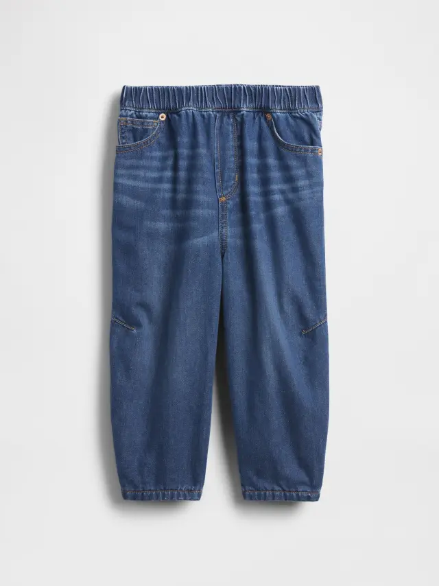 Βρεφικό & Νηπιακό Cozy-Lined Barrel Τζιν Medium wash blue - 6-12M