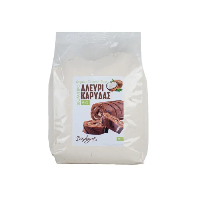 Βιολογικό Αλεύρι Καρύδας • Βιοαγρός • 1kg