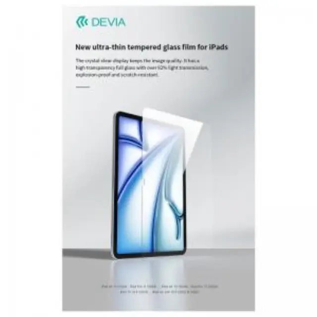Tempered Glass Devia Apple iPad Air 13.0" (2024) (1 τεμ.) N66411 3