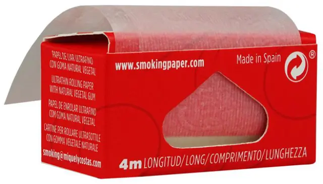 Smoking Rolls Ρολό Thinnest Red - 4 Μέτρα 2