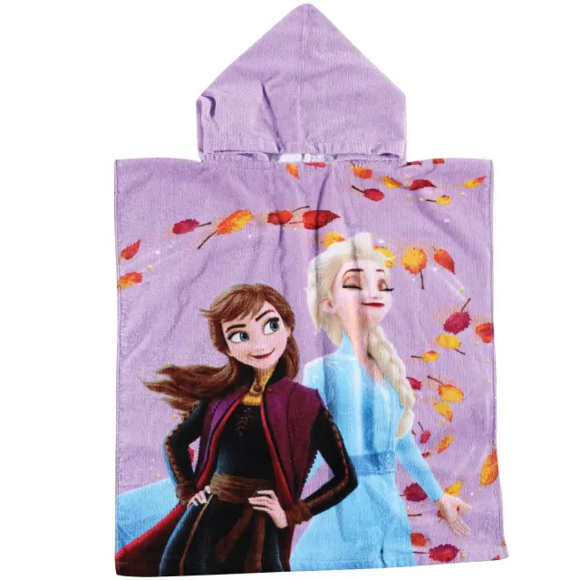 Πόντσο Παιδικό 50Χ115 Cotton Das Home Frozen 5870 Λιλά-Μπλε