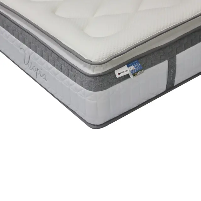Στρώμα Utopia pakoworld pocket spring με ανώστρωμα 30-32cm 90x190εκ 3