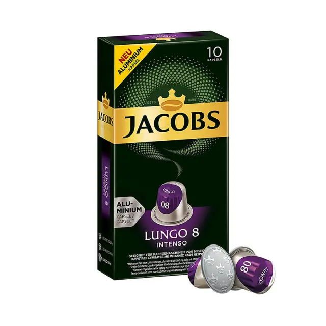 Jacobs Lungo Intenso κάψουλες Nespresso (10x10) τεμ. 2