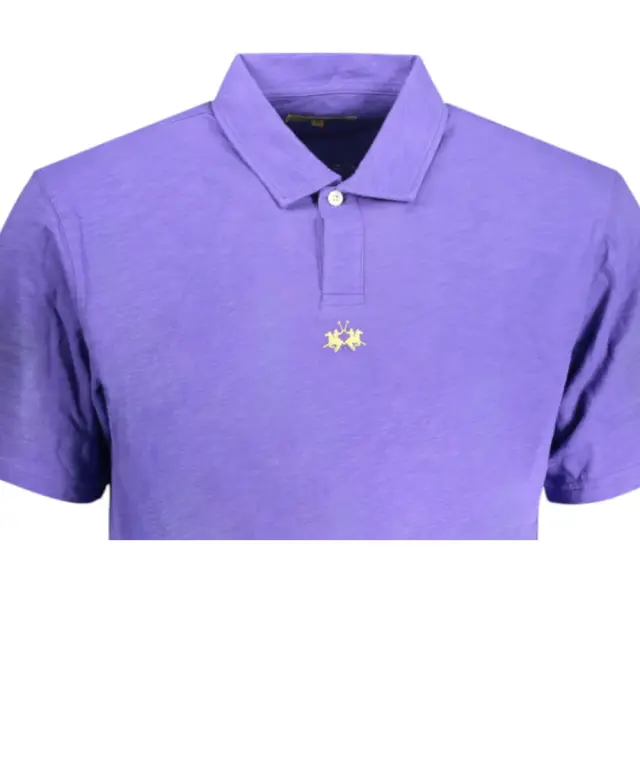 La Martina - Ανδρικό T-Shirt Polo YMP018-JS259-07213 Μωβ 3