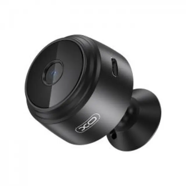 Mini Wi-Fi επαναφορτιζόμενη κάμερα 0.3MP για εσωτερικούς χώρους, με μαγνητική επιφάνεια σε μαύρο χρώμα 2