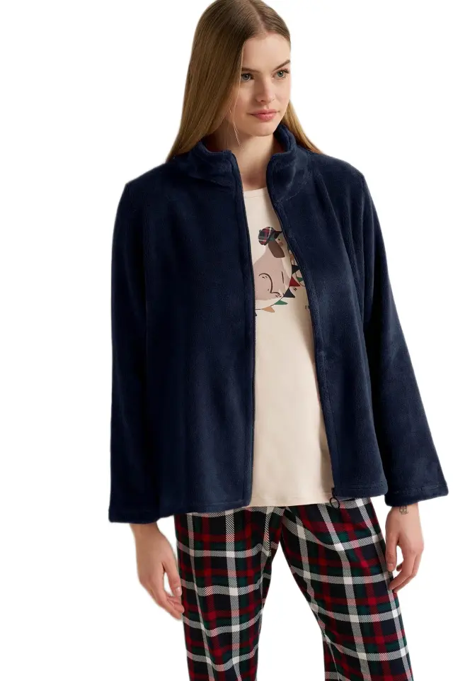 Vamp γυναικεία fleece ζακέτα με φερμουάρ 25282-1