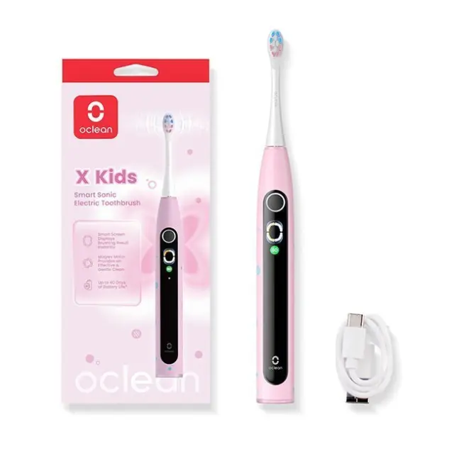 Oclean Ηλεκτρική Οδοντόβουρτσα X Kids Pink
