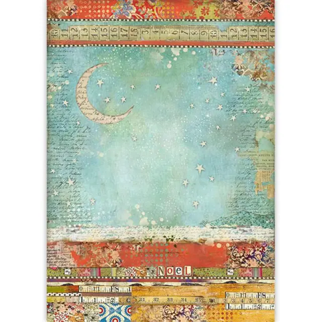 Stamperia Ριζόχαρτο για Decoupage - Φεγγάρι - A3