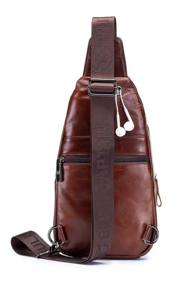 Δερμάτινο τσαντάκι body Bull Captain XB 121 καφέ - One Size 3