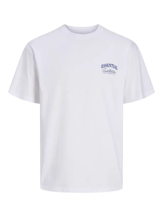 JJEORGANIC RELAXED STUDIO TEE SS ON SN Bright White 2