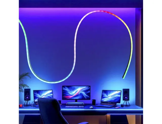 Ταινία LED Rainbow Neon Effect Home Deco Factory LA0173 - 5 Μέτρα, 160 LED φωτάκια, Σύνδεση USB - Πολύχρωμο LA0173