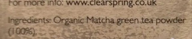 Βιολογικό Ιαπωνικό Matcha Ceremonial σε σκόνη 30gr - Clearspring 2
