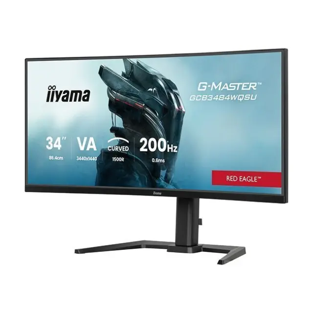 iiyama Monitor 34" G-Master GCB3484WQSU-B2 Red Eagle VA UWQHD (GCB3484WQSU-B2) 2