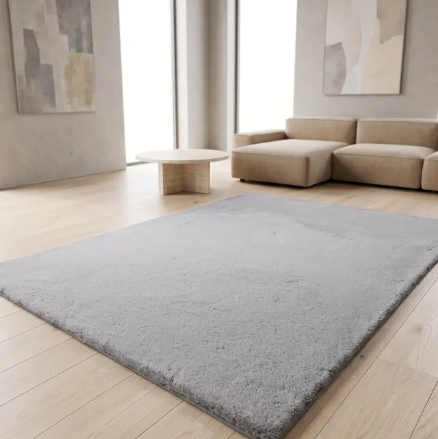Beauty Home Σετ Κρεβ/ρας 3τμχ Rabbit Art 9643 Γκρι