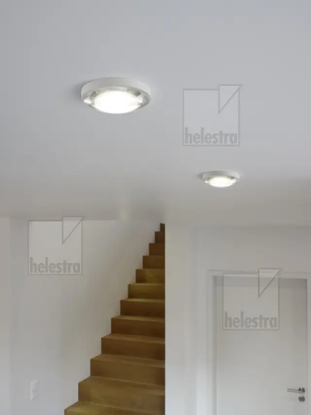 Χωνευτό Φωτιστικό Οροφής LED LUG Λευκό Ματ Ø120 Dimmable Άσπρο 3