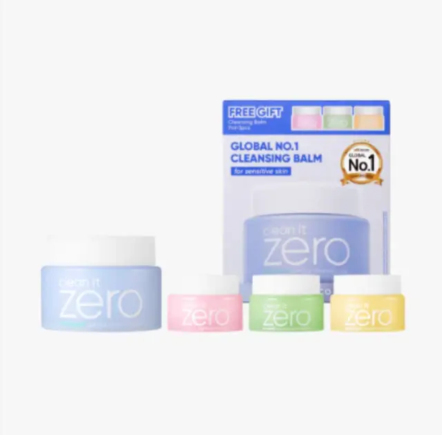 Banila Co Clean It Zero Cica-Relief Calming Cleansing Balm SET 100ml + 3*7ml