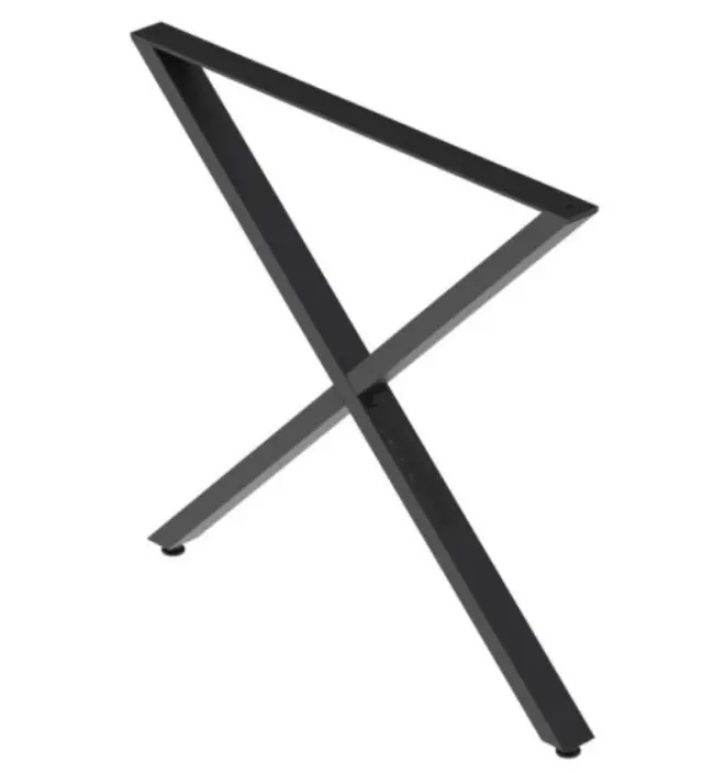ΠΟΔΙ ΣΤΑΥΡΩΤΟ ΧΙΑΣΤΗ ΤΡΑΠΕΖΙΟΥ-ΝΗΣΙΔΑΣ FINETTO 710Χ580ΜM ΜΕ ΡΕΓΟΥΛΑΤΟΡΟΥΣ Μαύρο