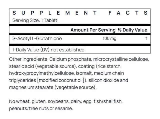 Jarrow Formulas S-Acetyl L-Glutathione 2