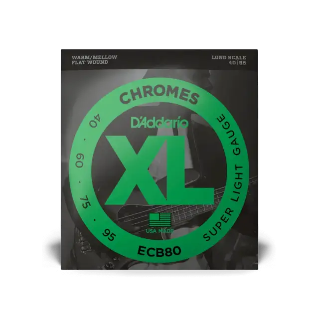 D'Addario ECB80 Chromes Χορδές 4άχορδου Ηλεκτρικού Μπάσου 40-95