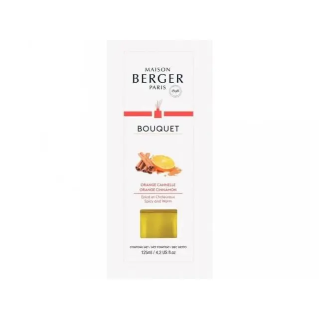Maison Berger Paris Scented Bouquet Cube Διαχύτης Αρώματος Orange De Cannelle125ml 3