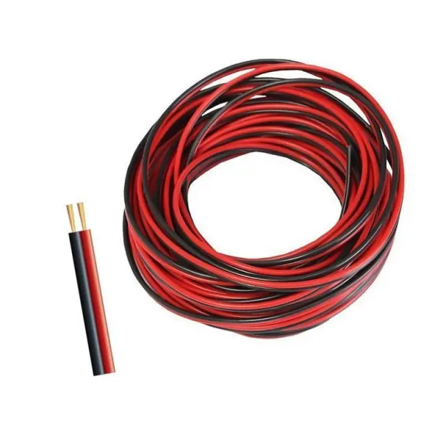 Καλώδια Ρεύματος 100m κόκκινο/μαύρο - Electrical wire 081194