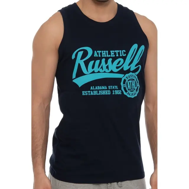Russell Athletic Rosette-Singlet T-Shirt (A2033-1-190) - Μπλέ - L 2