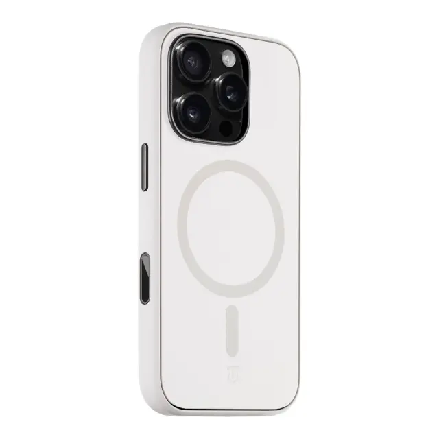 Tactical MagForce SmoothIsFast Cover for Apple iPhone 16 Pro Chalk 2
