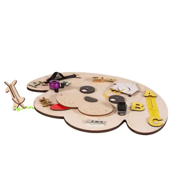 Moni Toys Ξύλινος Εκπαιδευτικός Πίνακας Δραστηριοτήτων Montessori Σκυλάκι 3+ Ετών 3