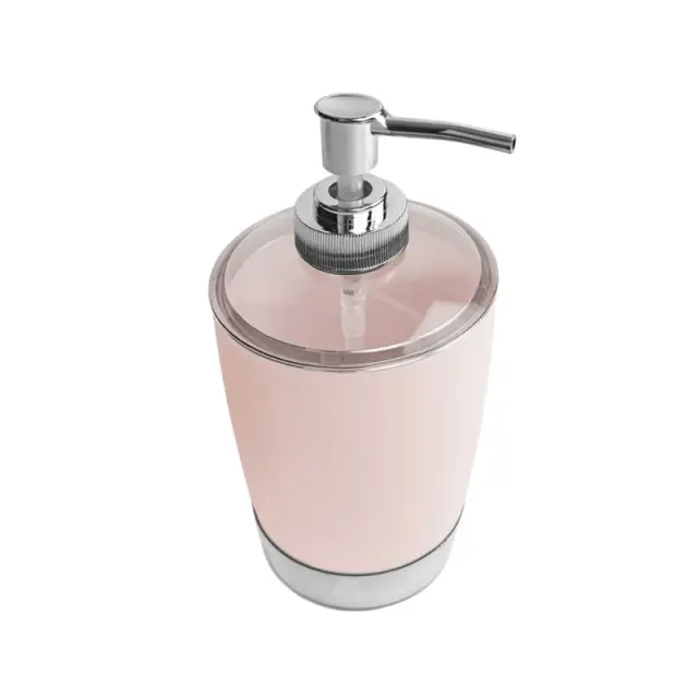Θήκες κρεμοσάπουνου Dispenser πλαστικές - Σετ 5pcs - Light Pink - 21655