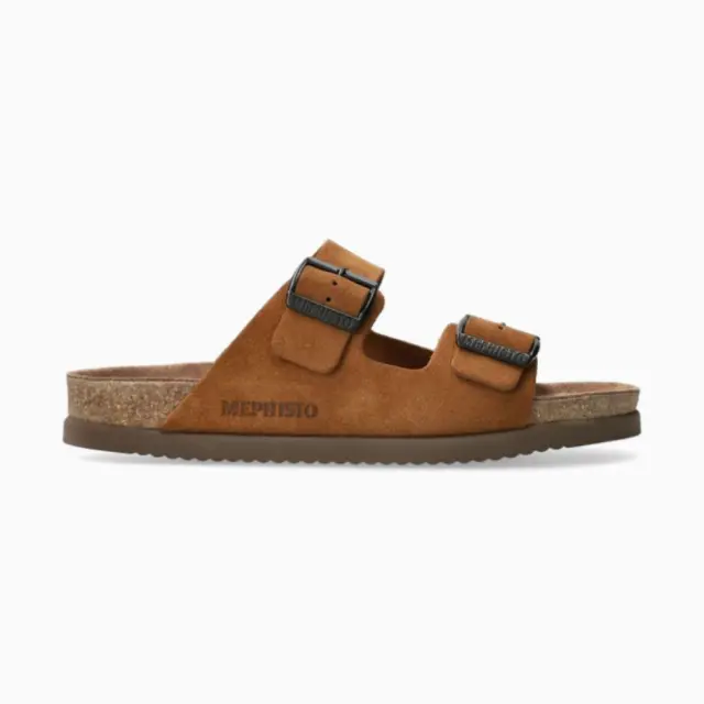 Mephisto Πέδιλα Ανδρικό δέρμα suede Καφέ MEP/NERIO TOBACCO