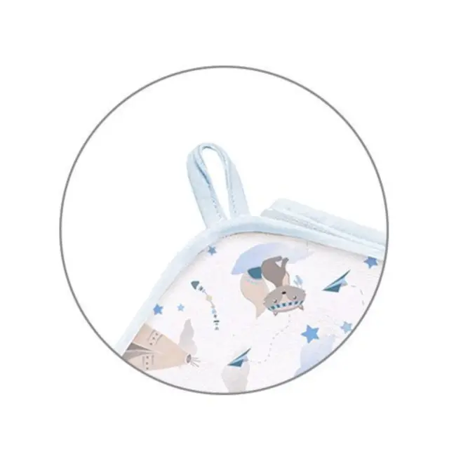 Πετσέτα με Κουκούλα Terry 100x100cm Babyono Blue 1552/02 3