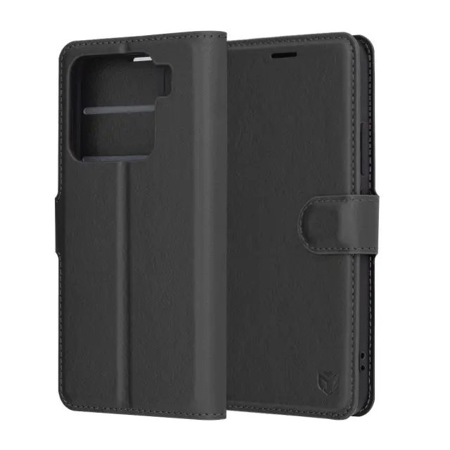 Techsuit® Leather Folio Θήκη Βιβλίο για Xiaomi 15- Black