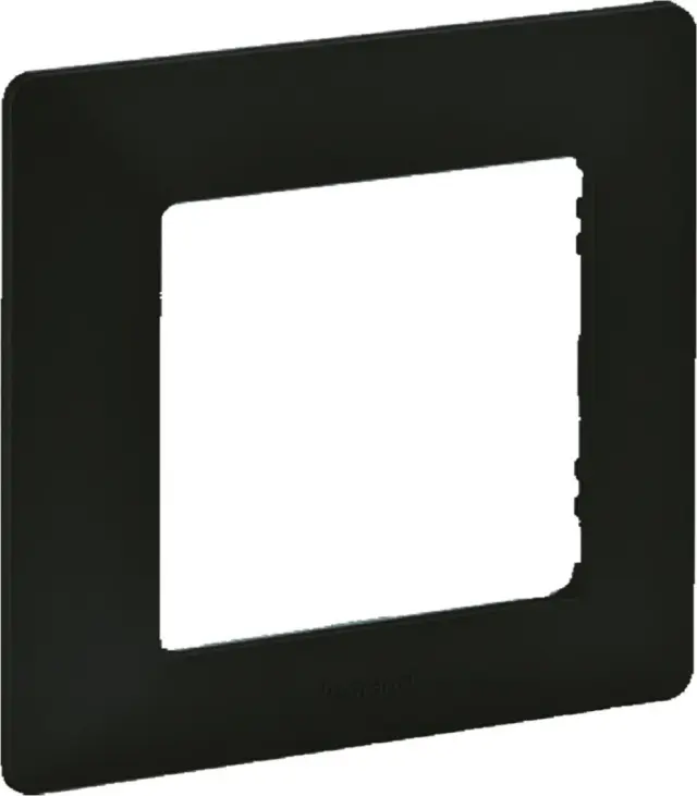 1 GANG PLATE MAT BLACK VALENA LIFE
