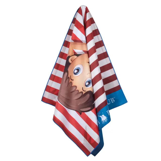 Πετσέτα Θαλάσσης 70x140 280gsm Greenwich Polo Club Junior Micro 4181 Blue-Red 100% Microfiber 2
