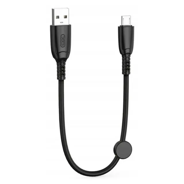Καλώδιο USB High-Speed Α αρσ. - MICRO USB αρσ., 0.25m σε μαύρο χρώμα