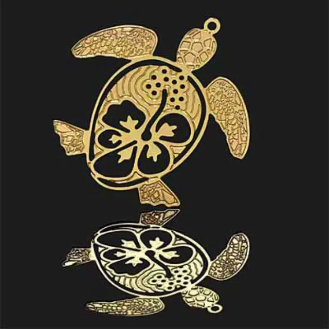 Κρεμαστό 18K Forever Gold Θαλάσσια Χελώνα 35mm - 1τεμ