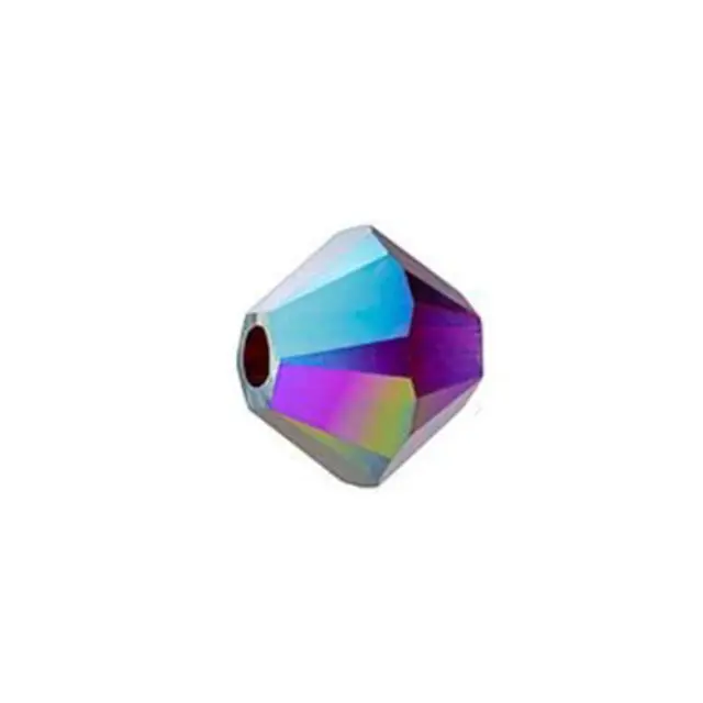 Swarovski 5328(208) XILION Bicone Siam AB 2X 4mm - 30τεμ