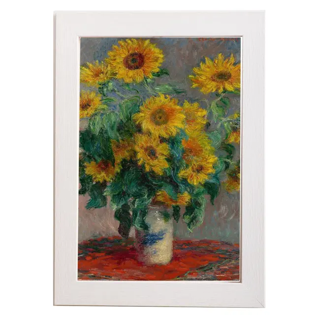 Αφίσα Monet Bouquet Of Sunflowers 61x91,5εκ Κορνίζα Ξύλινη Σε 10 Χρώματα Με Ακρυλικό Τζάμι Άθραυστο K29+PP34839