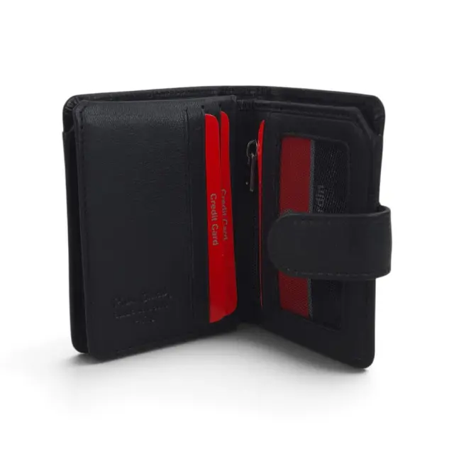 Μικρό Ανδρικό Δερμάτινο Πορτοφόλι Pierre Cardin 2409-TILAK98 RFID με Κούμπωμα 2