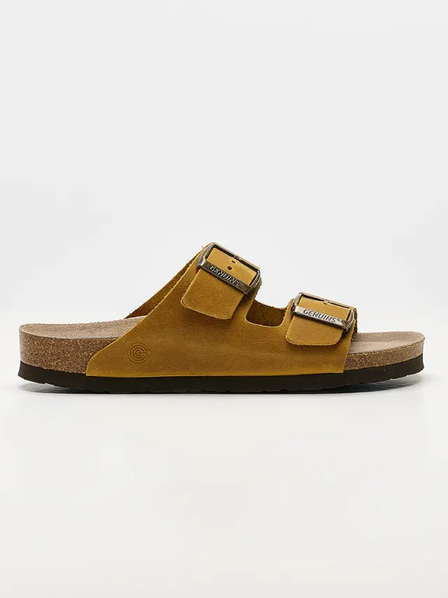 Genuins Πέδιλα Γυναικείο δέρμα Κίτρινο GEN/HAWAII APURE G105998 MUSTARD