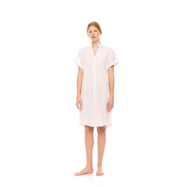 Νυχτικό Γυναικείο S1441 Soft Pink Stripe Τύπος Pink Label - XL