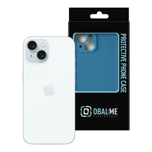 OBAL:ME Matte TPU Case for Apple iPhone 15 Dark Blue 3