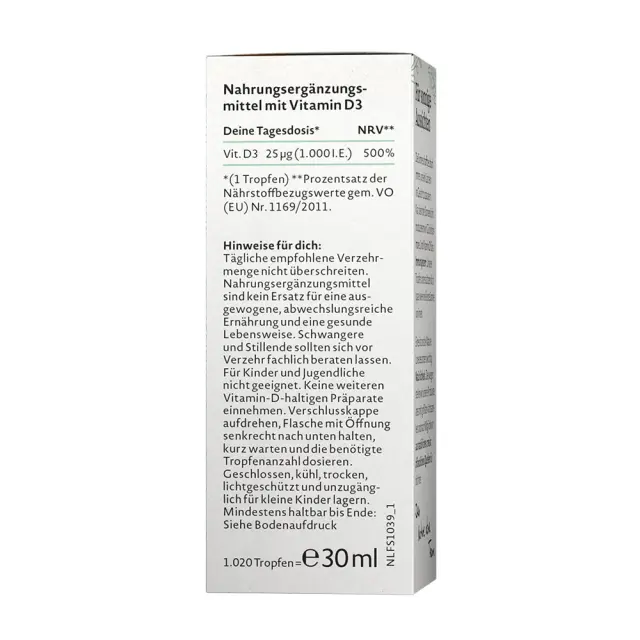 Nature Love Vitamin D3 1000 IE 2